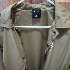 HUF Khaki Button-Up Jacket
